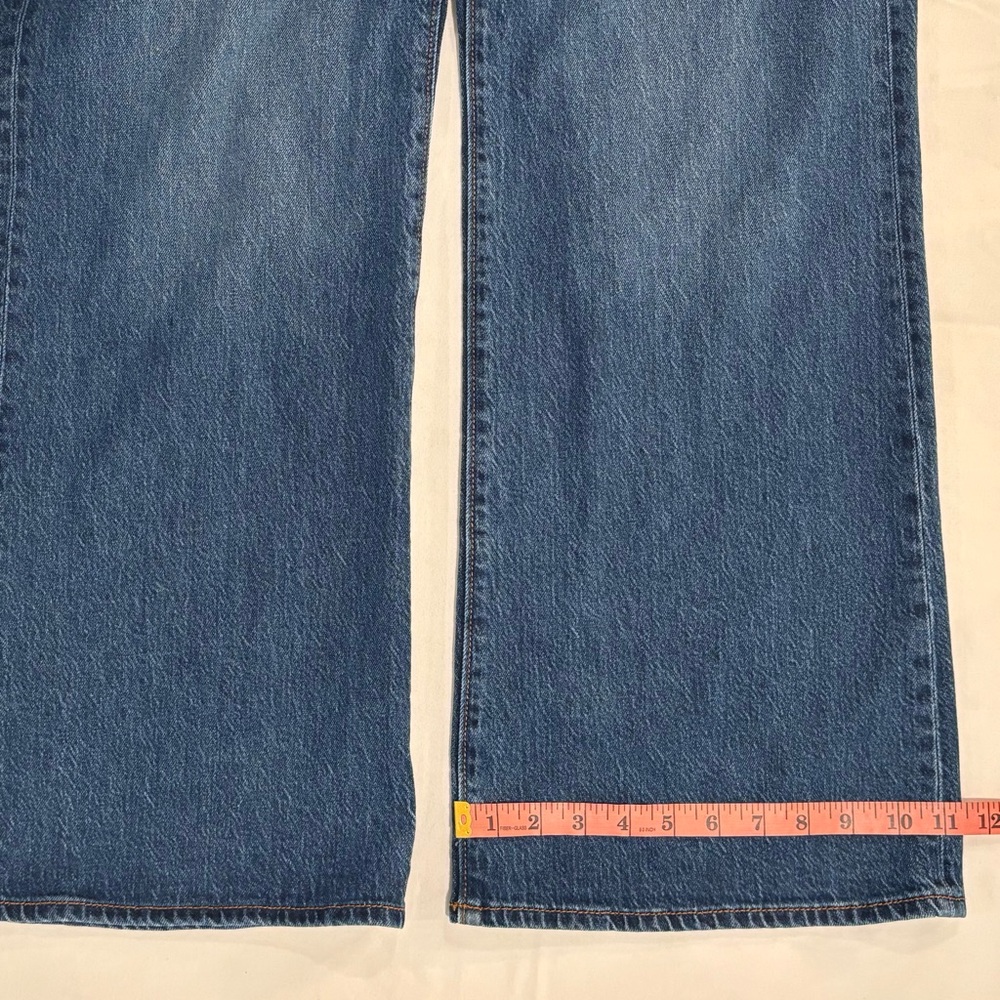 LOFT Wide Leg High Waist Jeans Size 12 - Picture 9 of 11